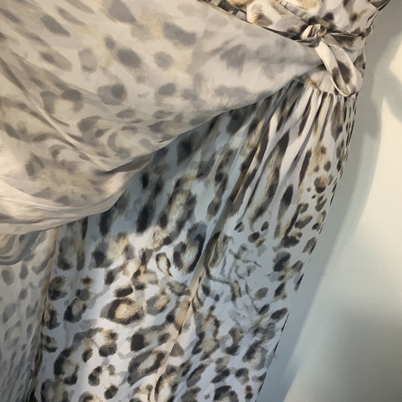 Sheike Untamed Maxi Halter Slit Wrap Dress in animal print - Picture 8 of 10
